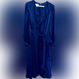 Vintage Saks Fifth Avenue Dress, Navy Blue, Size 6, EUC